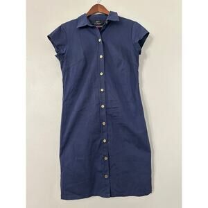 Lemmie for Nina Leonard Midi Shirt Dress sz Small